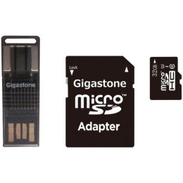 Gigastone GS-4IN1600XGB-R Prime Series microSD Card 4-in-1 Kit (GB: 32)